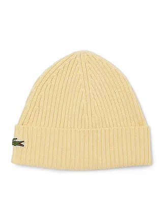 LACOSTE | Mütze - Beanie | beige